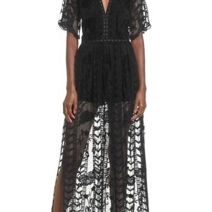 Socialite Lace Jumper Lace Overlay Romper
